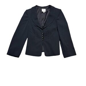 ✨🖤 Armani Collezioni Tailored Pinstripe Blazer Jacket XS‎ IT 4 🖤✨